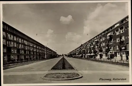 Ak Rotterdam Südholland Niederlande, Pleinweg