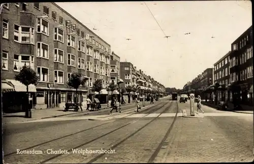 Ak Charlois Rotterdam Südholland Niederlande, Wolphaertsbocht