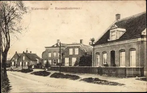Ak Raamsdonksveer Nordbrabant, Waterstraat