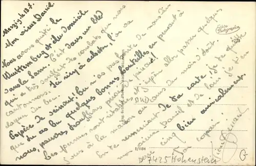 Ak Meidelstetten Hohenstein im Kreis Reutlingen, Teilansicht