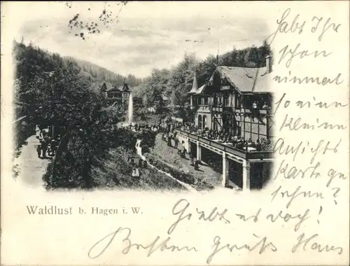 Ak Hagen in Westfalen, Waldlust