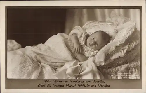 Ak Prinz Alexander Ferdinand, Sohn des Prinzen August Wilhelm von Preußen