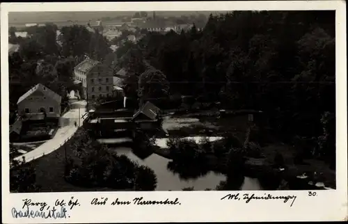 Foto Ak Perg Oberösterreich, Blick auf den Ort
