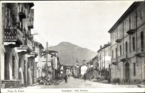 Ak Cuorgnè Piemonte, Via Torino