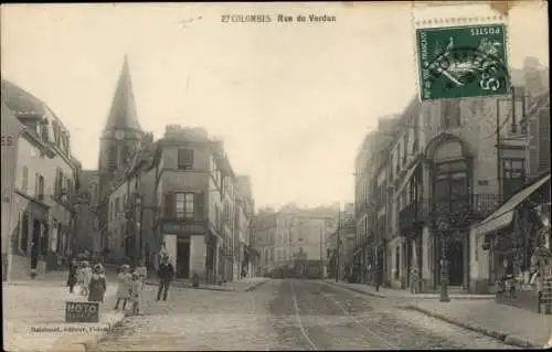 Ak Colombes Hauts de Seine, Rue de Verdun