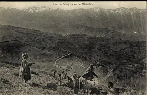 Ak Djurdjura Kabylie Algerien, Le Djurjura vu de Michelet
