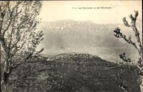 Ak Djurdjura Kabylie Algerien, Le Djurjura vu de Michelet