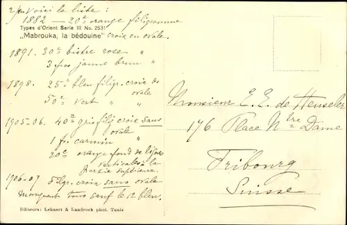 Ak Types d'Orient, Mabrouka, la bedouine, Maghreb, Schmuck
