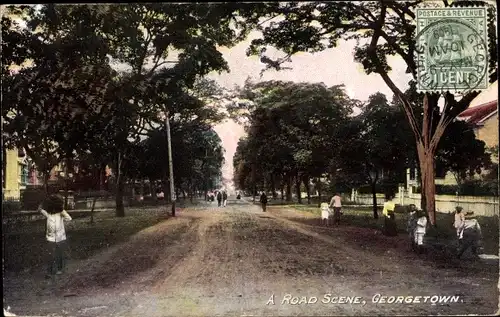 Ak Georgetown Guyana, A Road Scene