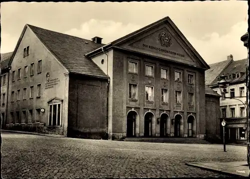 Ak Freiberg in Sachsen, Buttermarkt mit Stadttheater