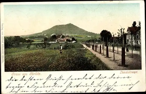 Ak Görlitz in der Lausitz, Landeskrone