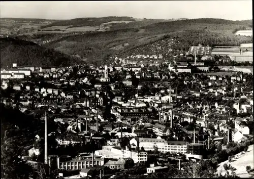 Ak Aue im Erzgebirge Sachsen, Panorama