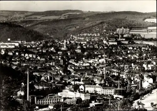 Ak Aue im Erzgebirge Sachsen, Panorama