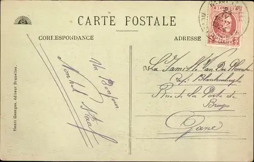 Ak Duinbergen Knokke Heist Westflandern, Rue des Patriotes