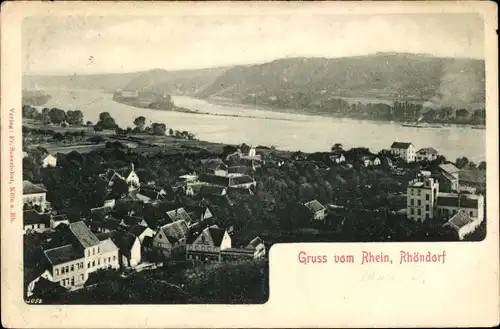 Ak Rhöndorf Bad Honnef am Rhein, Panorama