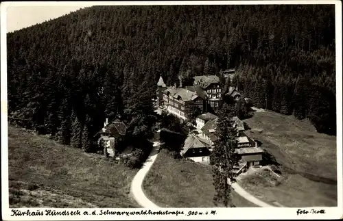 Ak Bühlertal im Schwarzwald, Kurhaus Hundseck