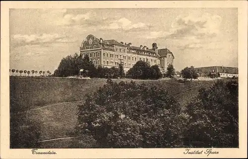 Ak Traunstein in Oberbayern, Institut Sparz