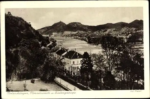 Ak Nonnenwerth Remagen am Rhein, Rolandsbogen, Siebengebirge