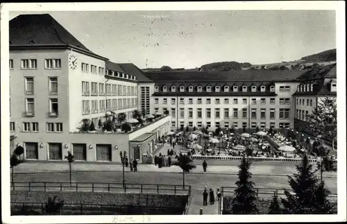Ak Oberschlema Bad Schlema im Erzgebirge, Radiumbad, Kurhotel, Kurhaus