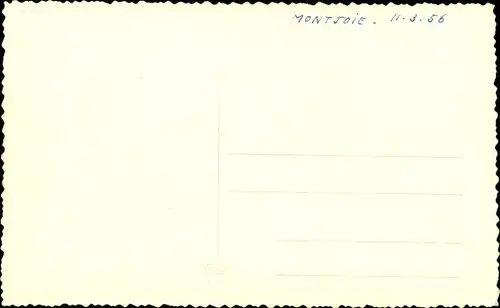 Foto Ak Monschau Montjoie in der Eifel, Rur, Fachwerkhäuser, 1956