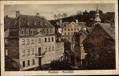 Ak Monschau Montjoie in der Eifel, Teilansicht