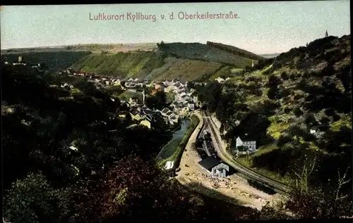 Ak Kyllburg in der Eifel, v.d. Oberkeilerstraße, Panorama