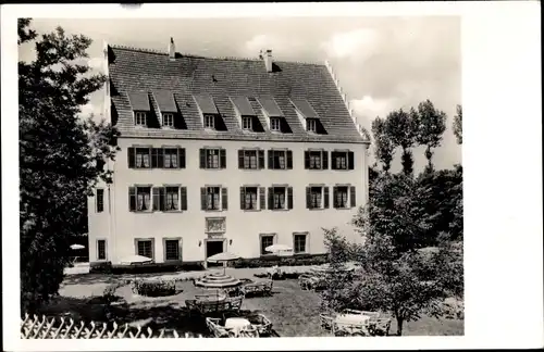 Ak Kochendorf Bad Friedrichshall in Württemberg, Gasthof Hotel Schloss Lehen, Restaurant