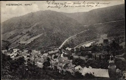 Ak Heimbach in der Eifel, Panorama