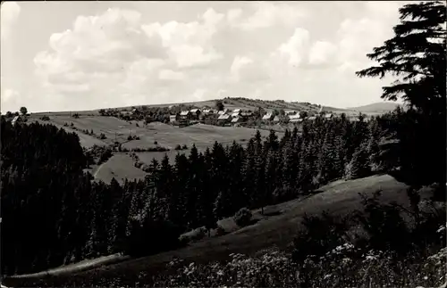 Ak Allersdorf Großbreitenbach in Thüringen, Panorama