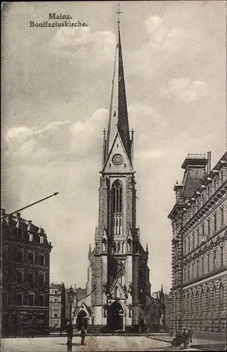 Ak Mainz am Rhein, Bonifaziuskirche