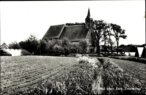 Ak Zwartewaal Südholland, Ned. Herv. Kerk