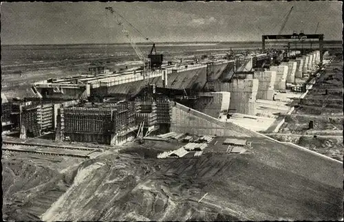 Ak Haringvliet Südholland, Bouwput, Deltawerken