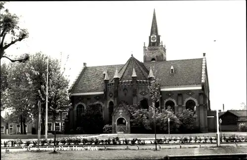 Ak 's Gravendeel Südholland, Ned. Herv. Kerk