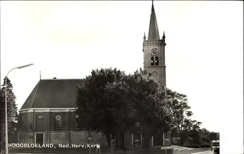 Ak Hoogblokland Südholland, Ned. Herv. Kerk