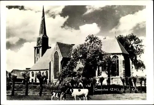 Ak Geervliet Südholland Niederlande, Nederlandse Hervormde Kerk