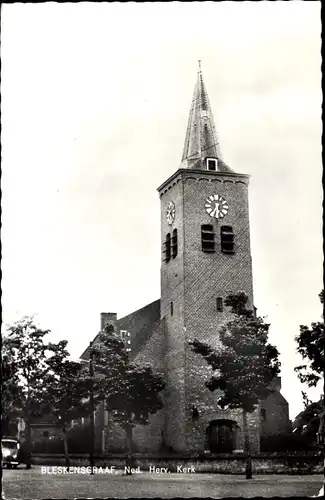 Ak Bleskensgraaf Molenlanden Südholland, Ned. Herv. Kerk