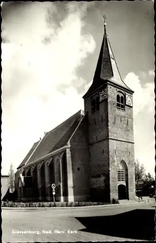 Ak Giessenburg Südholland, Ned. Herv. Kerk