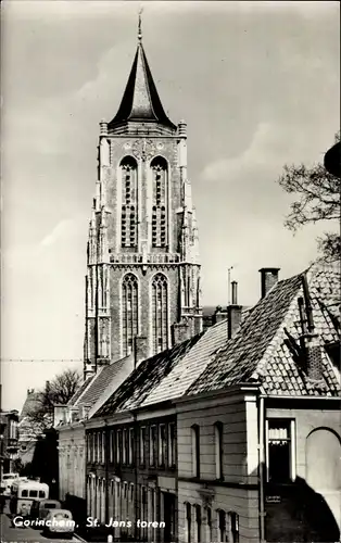 Ak Gorinchem Südholland Niederlande, St. Jans toren