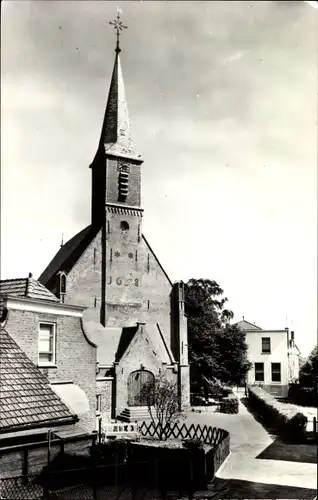 Ak Gouderak Südholland, Kerk met Pastorie