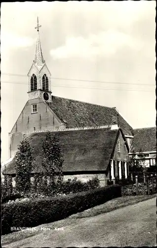 Ak Brandwijk Südholland, Herv. Kerk