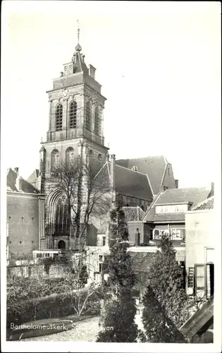 Ak Schoonhoven Südholland Niederlande, Bartholomeuskerk