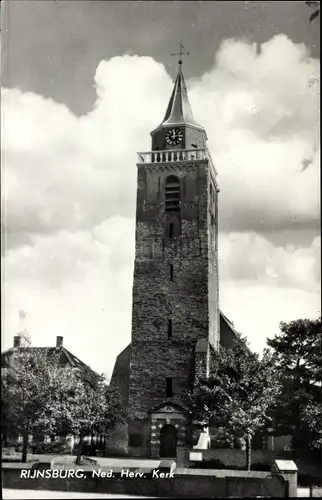 Ak Rijnsburg Südholland, Ned. Herv. Kerk