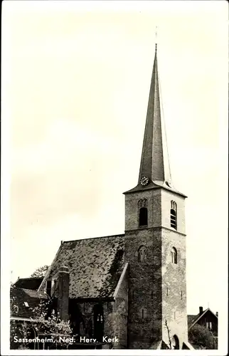 Ak Sassenheim Südholland, Ned. Herv. Kerk