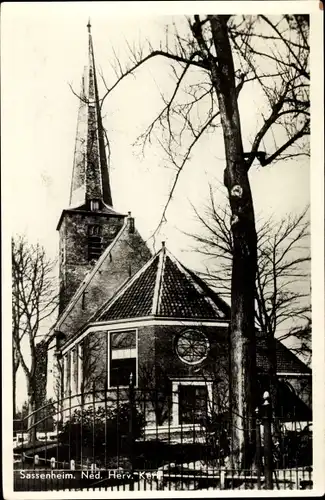 Ak Sassenheim Südholland, Ned. Herv. Kerk