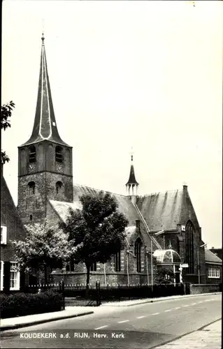 Ak Koudekerk aan den Rijn Südholland, Herv. Kerk