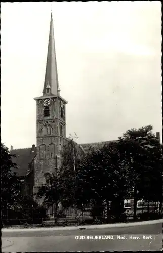 Ak Oud Beijerland Südholland, Ned. Herv. Kerk