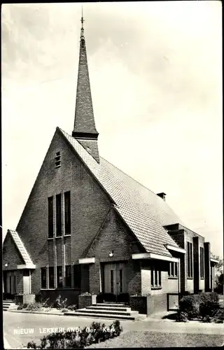 Ak Lekkerkerk Südholland, Ger. Kerk