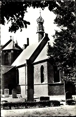 Ak Voorhout Südholland, Ned. Herv. Kerk