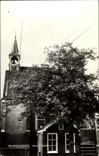 Ak Wijngaarden Molenlanden Südholland, Herv. Kerk