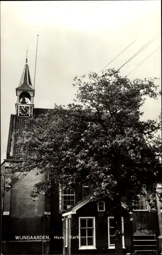 Ak Wijngaarden Molenlanden Südholland, Herv. Kerk